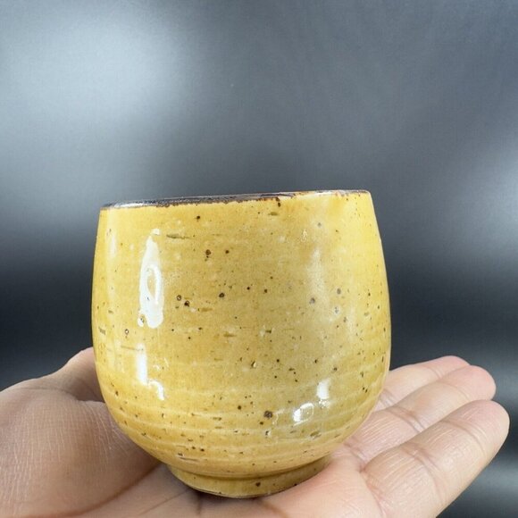 Vintage Japanese Ceramic Porcelain Tea Cup Mug Set 3 With Painted Fruit Speckled - Picture 9 of 16